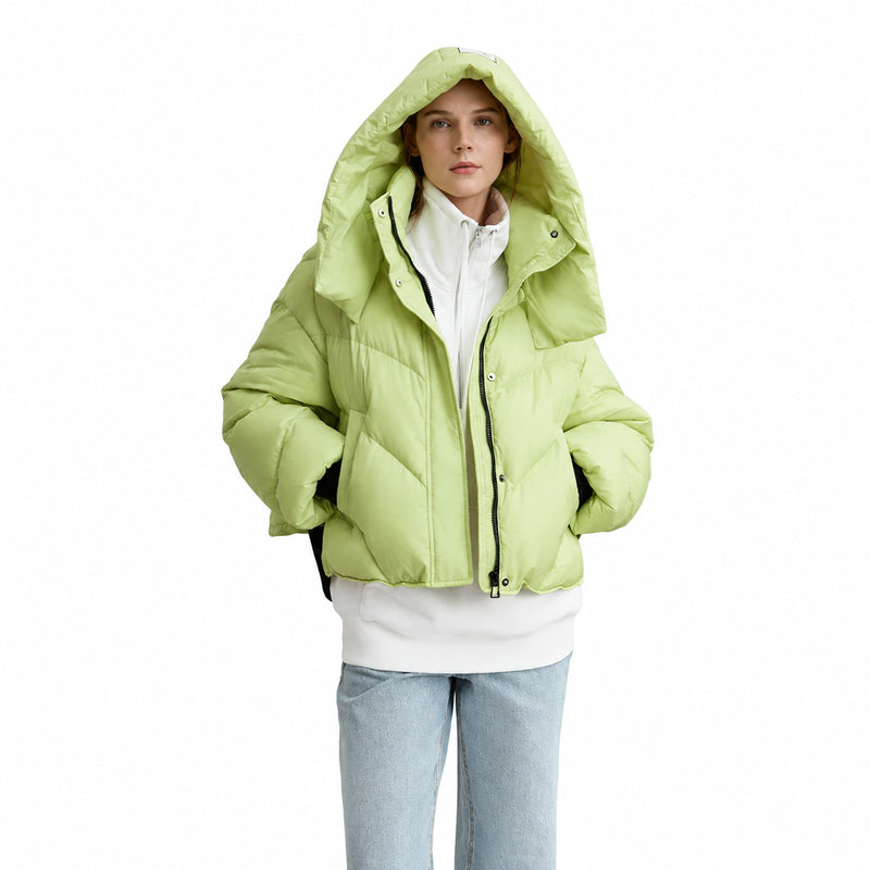 Women's Hooded Down Coat | Minimalist Winter Outerwear